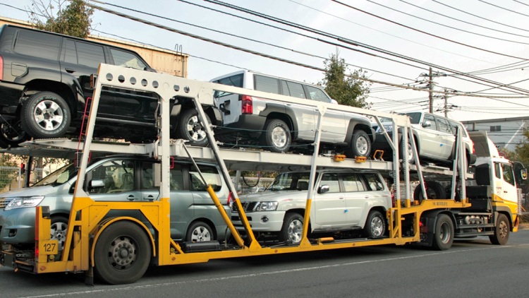 Vehicle transport trailer
