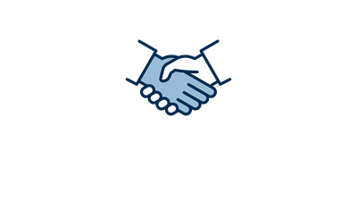 Shaking hands icon.