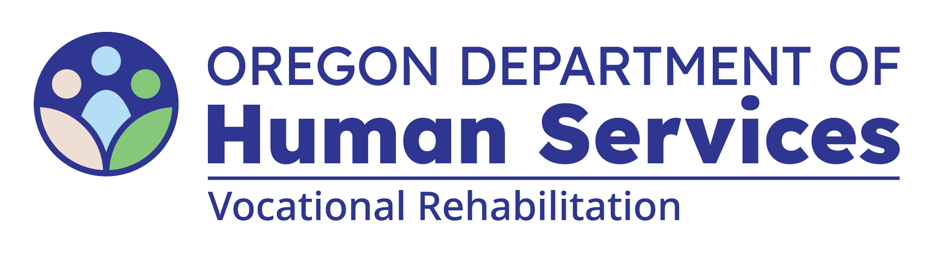Oregon DHS Vocational Rehabilitation Logo.