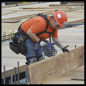 Photo of Carpenter doing work