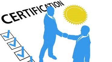 Certification