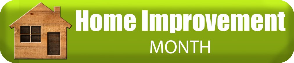 Home improvement month button