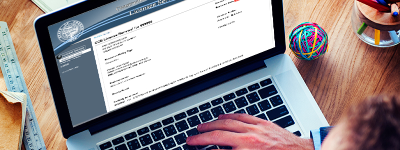 Person using computer