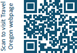QR code to visit the Travel Oregon website