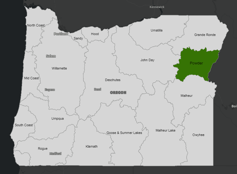 Powder Basin Map