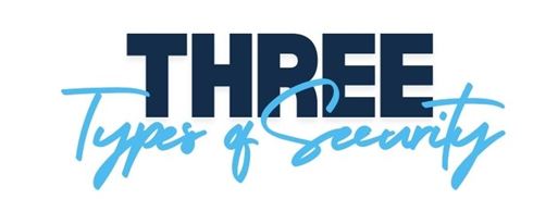 Image of the three types of security