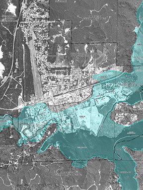 old flood map