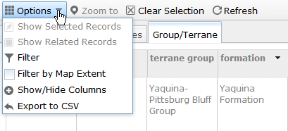 attribute window options