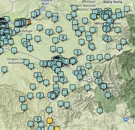 minerals map example