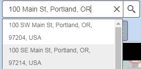 FEMA Coos County address locator popup 1