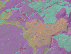 landslide revealed by lidar