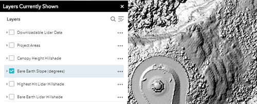 lidar highest hit layer