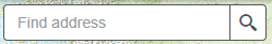 Enter address field on interactive maps