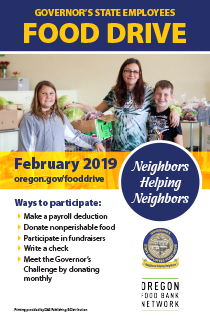2019 Food Drive poster thumbnail