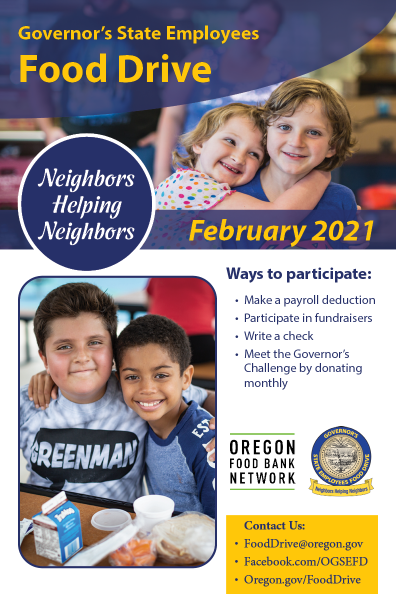 2021 Food Drive poster thumbnail