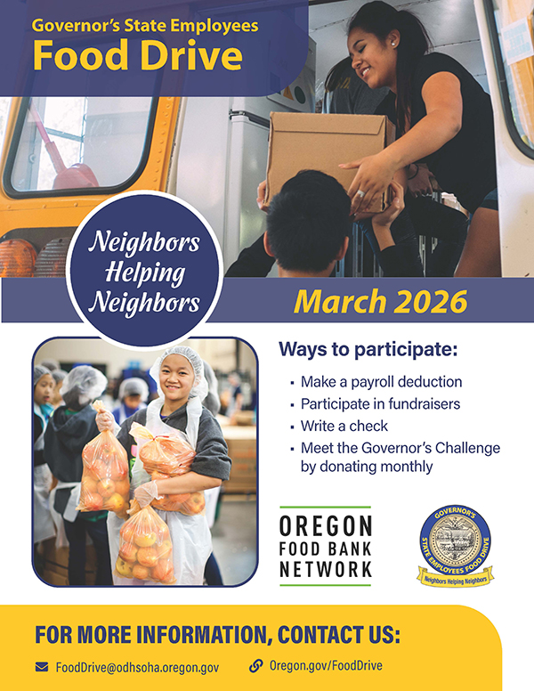 2025 Food Drive poster