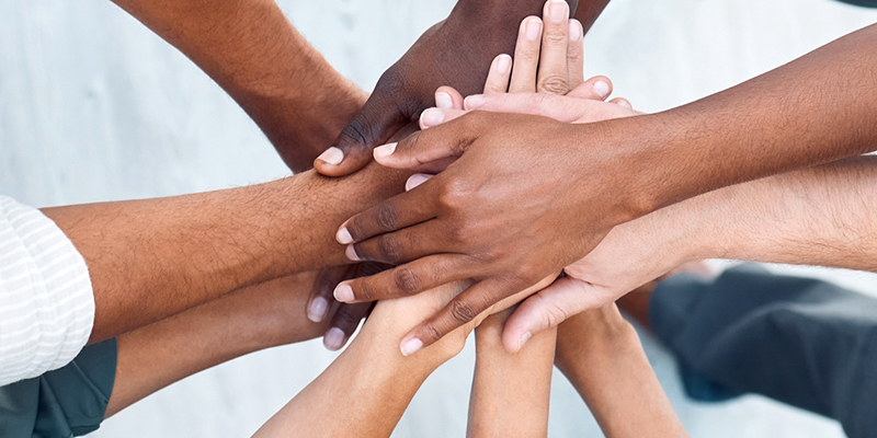 Group hands