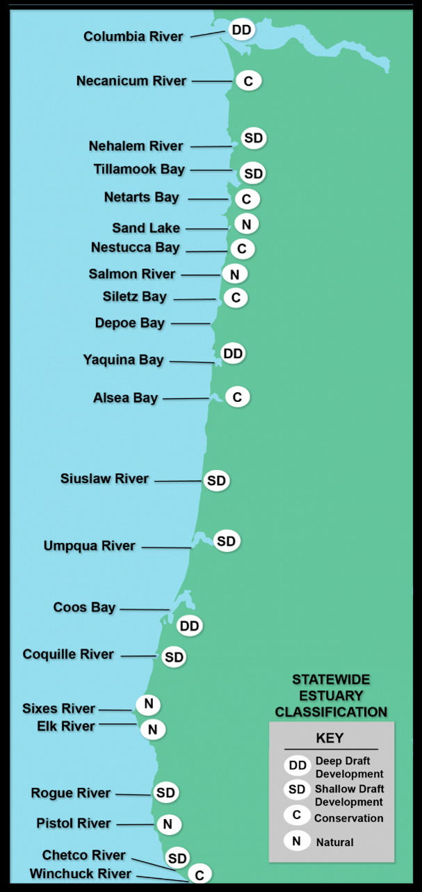 Estuary Classification map