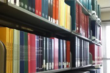 colorful books from the stacks of the state library