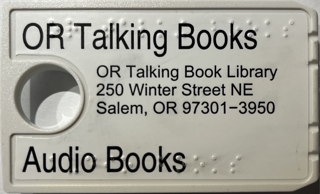 Blank Talking Books Cartridge