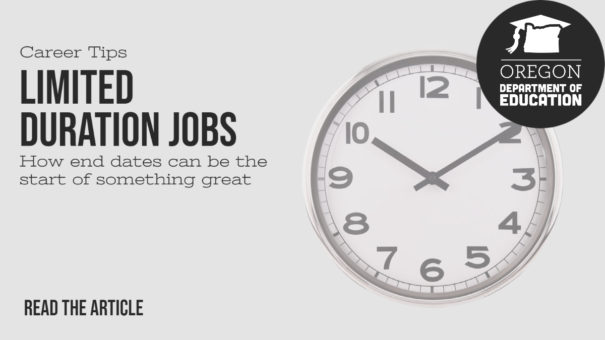 Limited Duration Jobs at ODE article cover page