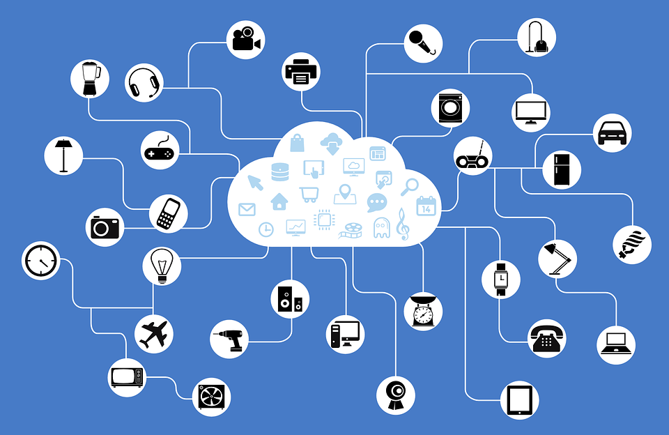 Cloud of logos related to digital tech