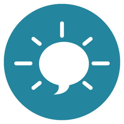 icon text bubble