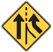 add lane sign