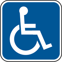 Handicapped sign