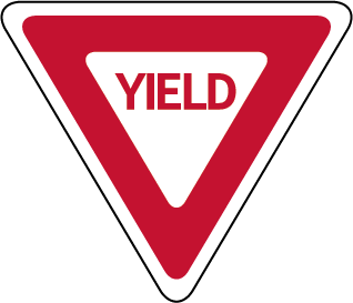 yield sign