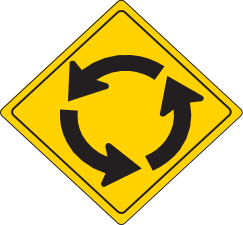 Roundabout Sign