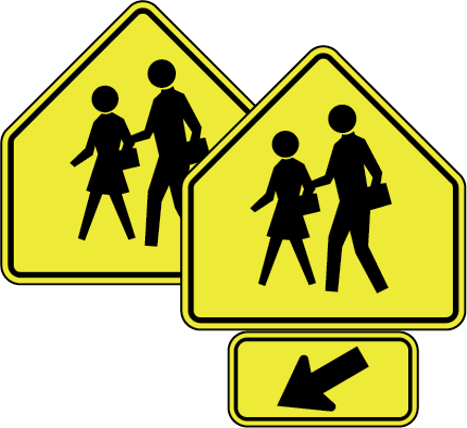 School zone signs