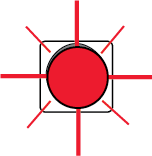 flashing red light signal