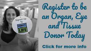 Register to be an Organ Donor 