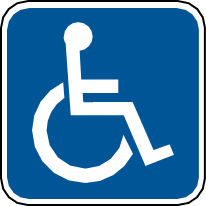 Señal: estacionamiento reservado para personas en silla de ruedas 