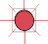Luz de semáforo rojo intermitente
