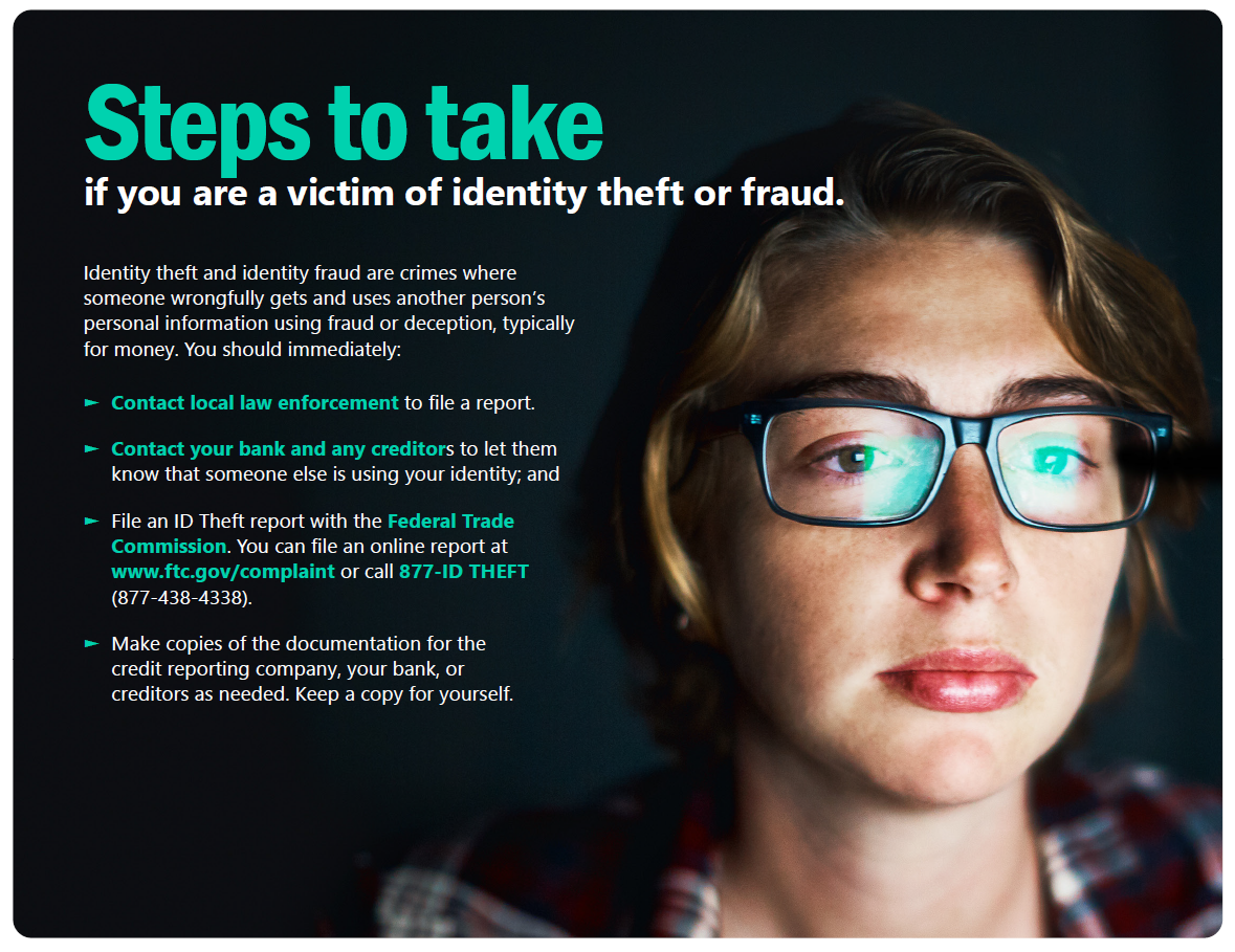 steps to take if you are a victim of identity theft