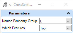 Cross Section Report Tool Settings dialog