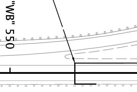 Snip of a plan sheet PDF showing some line work is gray-shaded.