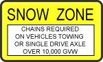 chains required sign