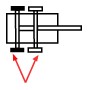 where to put chains when towing