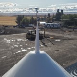 Looking East