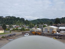 Looking East