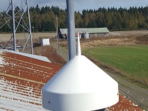 Looking north