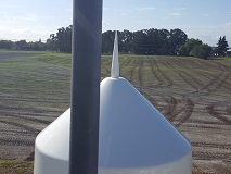 Looking south