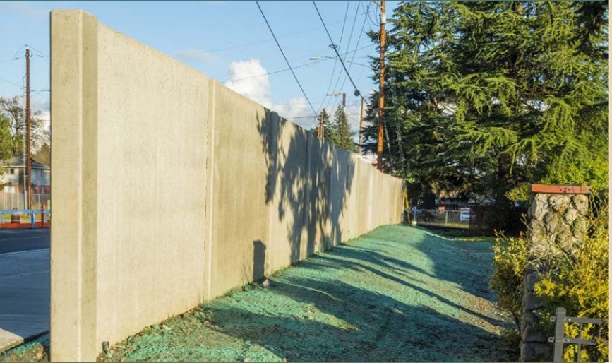Example image of a sound wall.