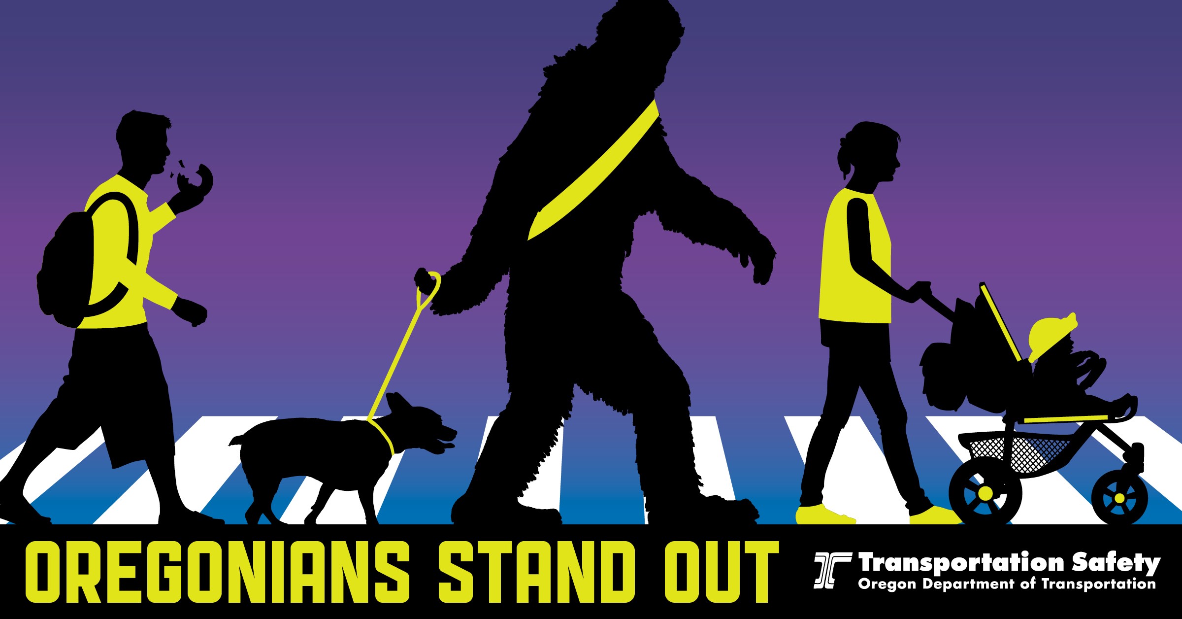 Oregonians Stand Out - At Night poster