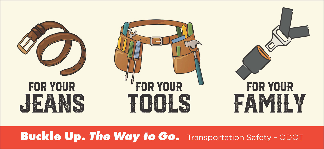 Safety Belt Billboard - Different Belts