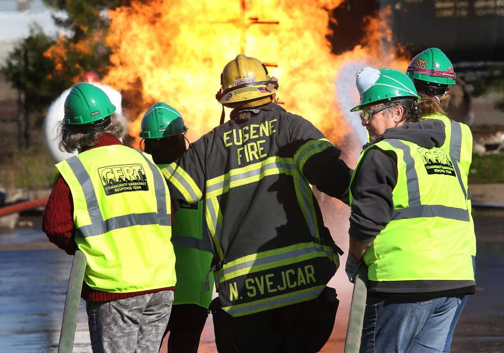 CERT Program fire safety training