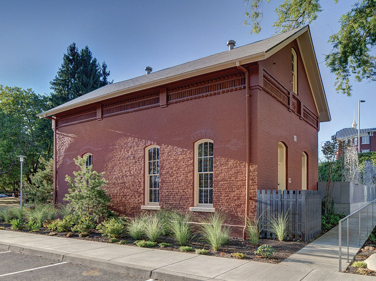 Building 60 was once the hospital's pestilence house and morgue. It is now part of the memorial.